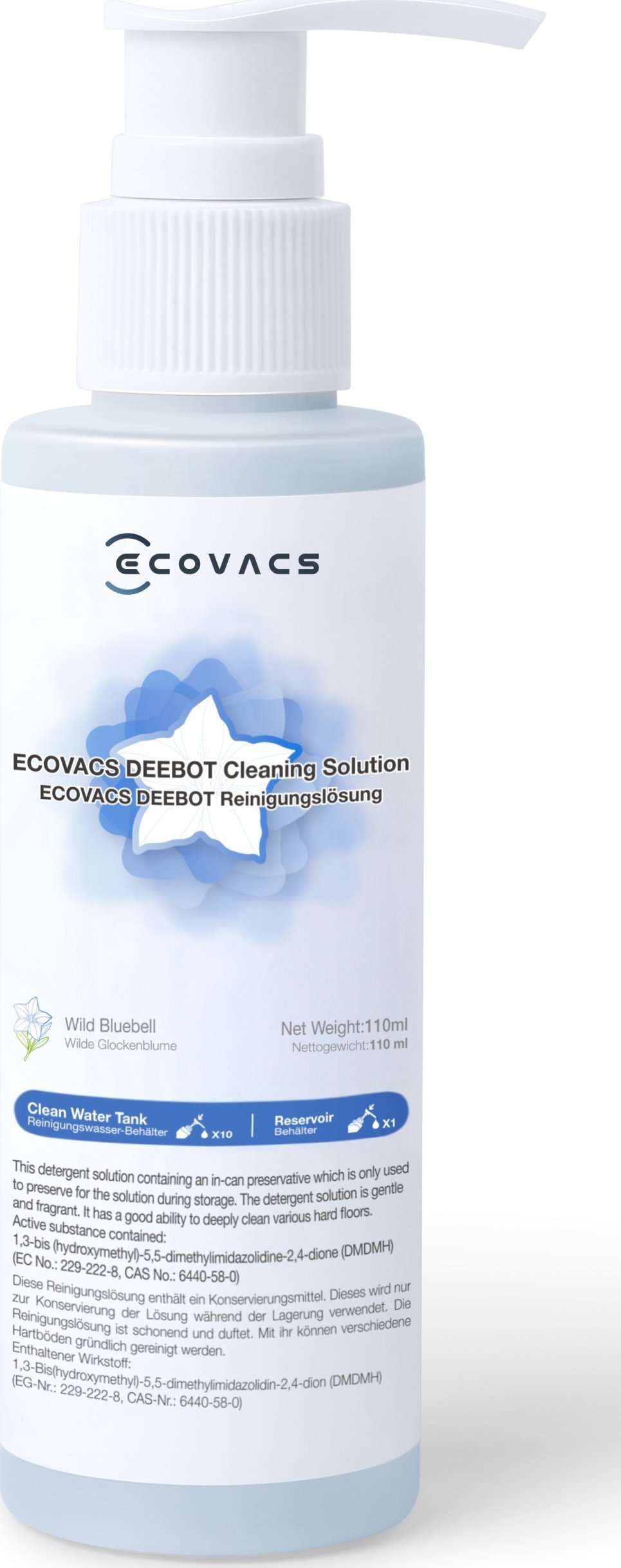 Ecovacs Roztwór czyszczący 110 ml dla rodzin X1/T10