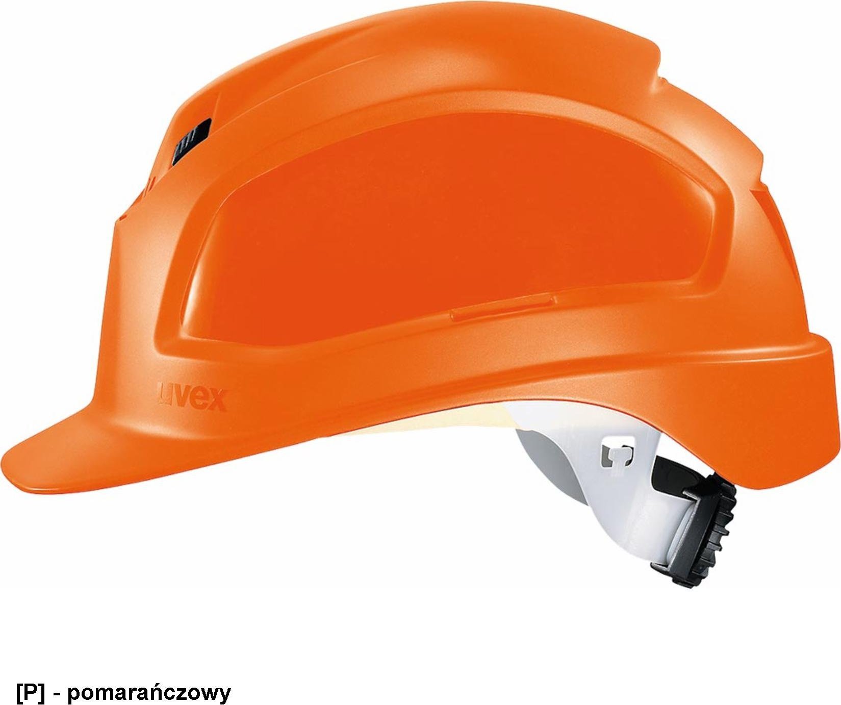 Uvex UX-KAS-PHEOS - hełm ochronny, lekki o sportowym wyglądzie, pokrętło, wentylacja, - niebieski