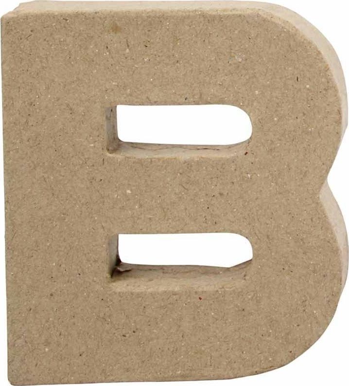 Creativ Company Litera B z papier-mache H: 10 cm