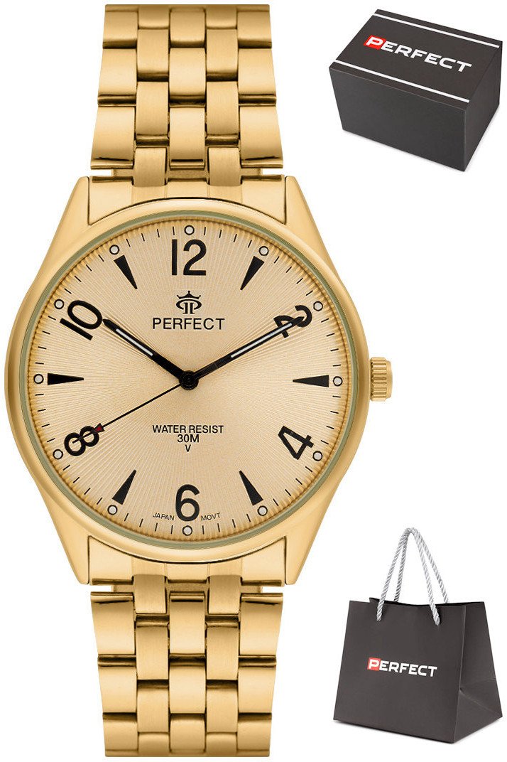 Zegarek Perfect M141-08 męski klasyczny czytelny 42 mm .