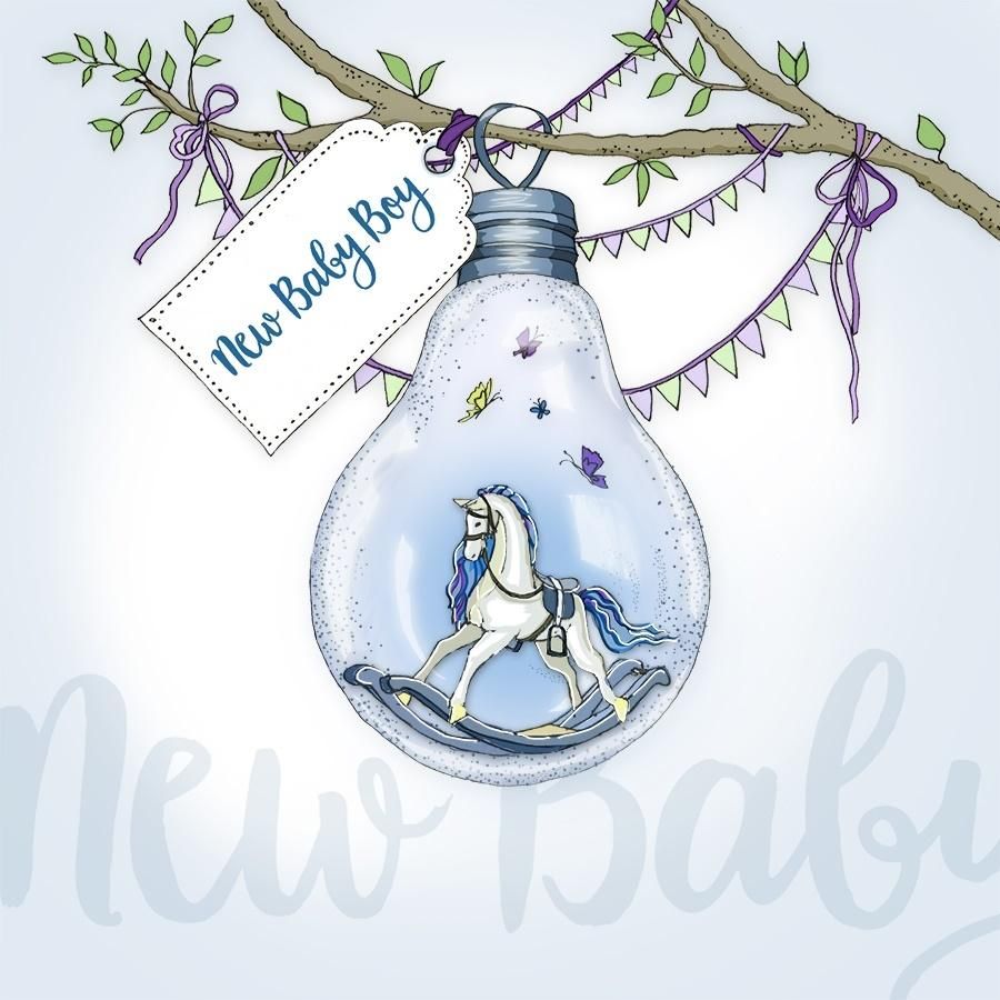 Clear Creation Karnet Swarovski kwadrat CL2801 Narodziny