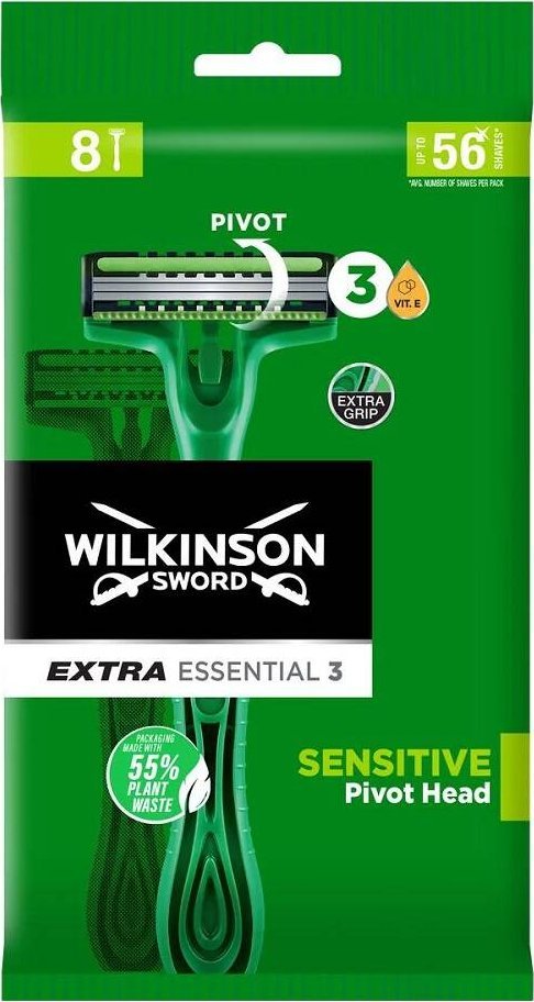 WILKINSON_Essentials 3 Sensitive maszynka do golenia 8szt.