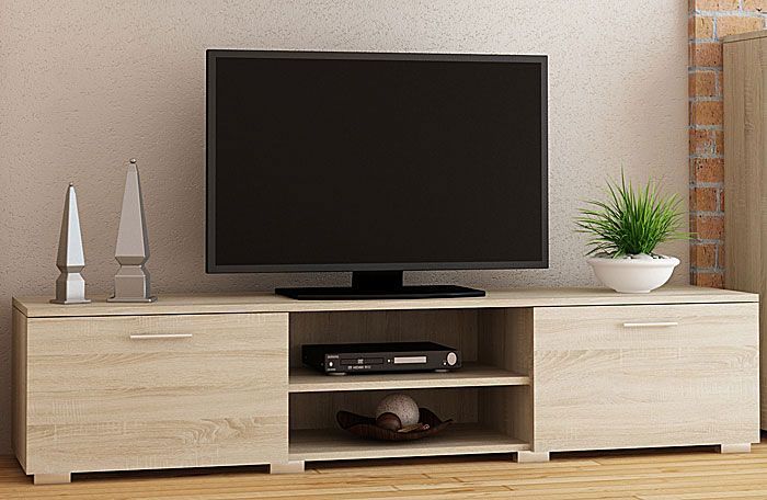 Elior Szafka RTV Pixelo - dąb sonoma