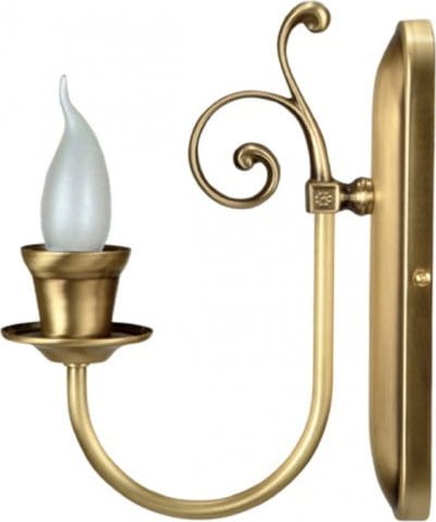 Kinkiet Solar Kinkiet z mosiądzu ŚWIECA