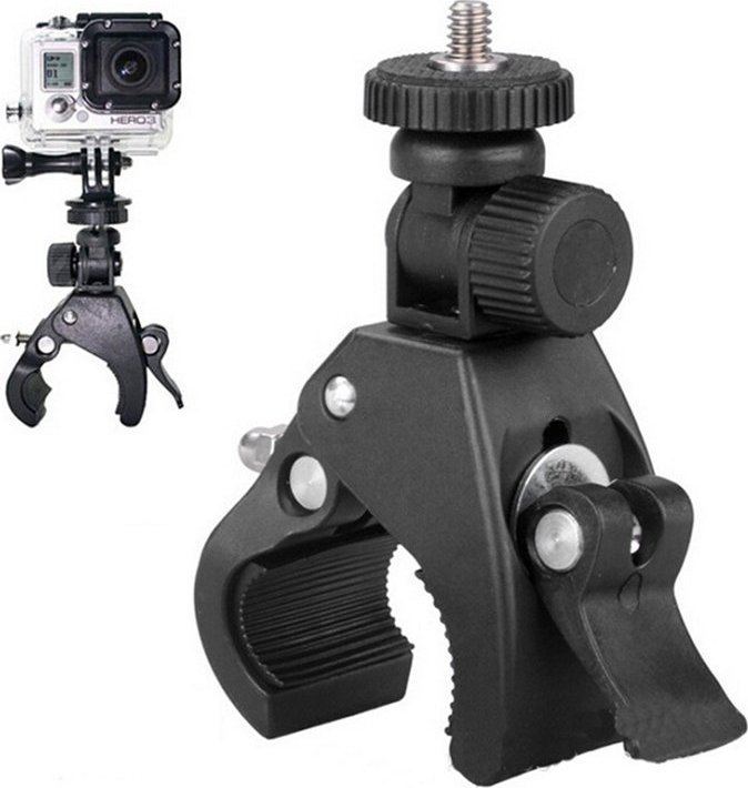 Hurtel Uchwyt na kierownicę rurę do kamery GoPro obracany o 360 stopni HURTEL