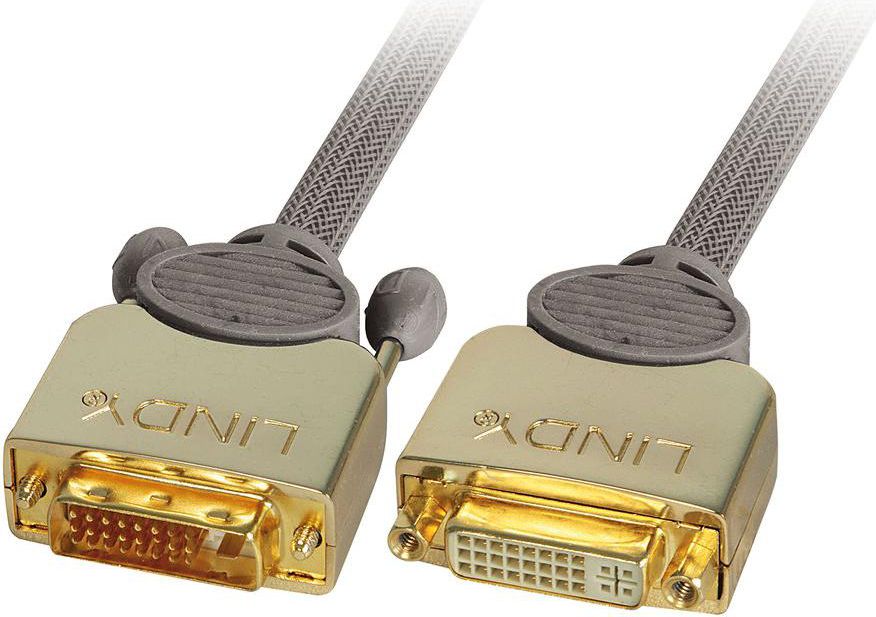 Kabel Lindy DVI-D - DVI-D 2m złoty (37150)