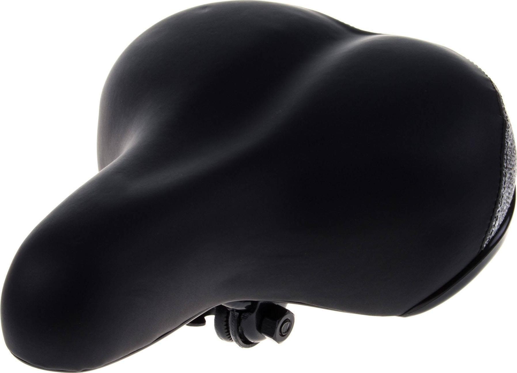 Selle Mio Siodło City Selle Mio SM-1000 H-E czarne, tył szary z jarzemkiem Uniwersalny