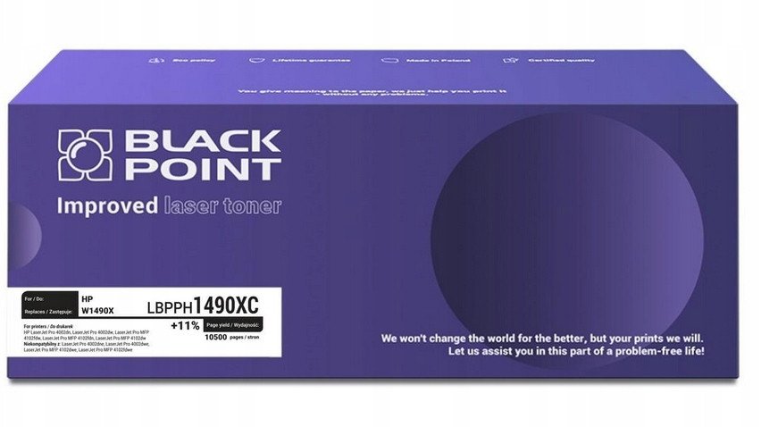 Toner Black Point [LBPPH1490XC] Toner BP S+ (HP W1490X) chip