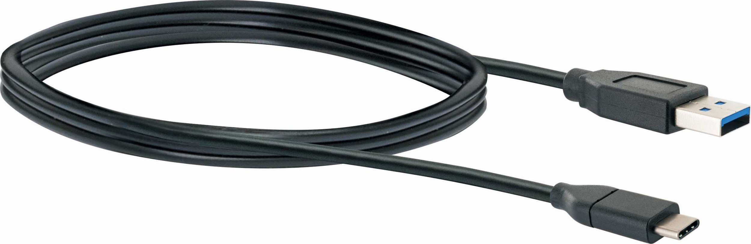 Kabel USB Schwaiger USB-A - USB-C 1 m Czarny (CK3141533)