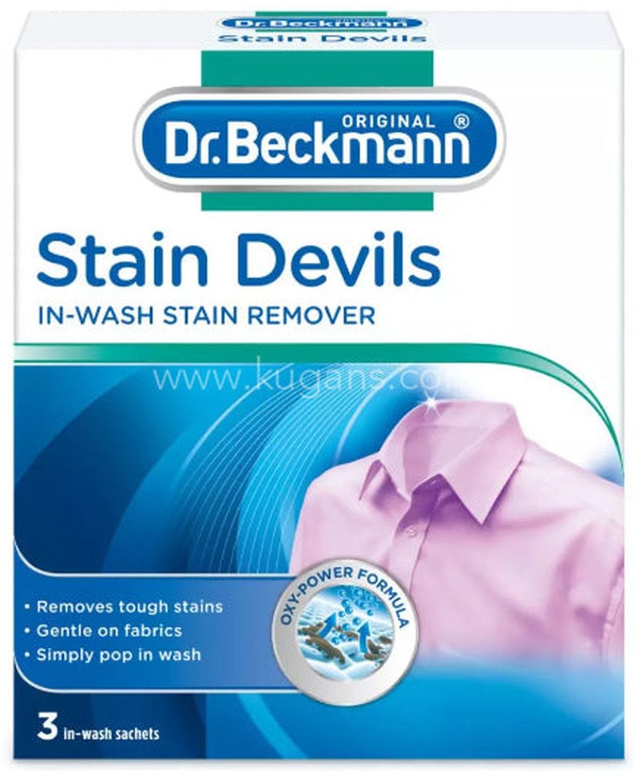 Dr Beckmann Stain Devils Odplamiacz do prania w saszetkach 3x40g