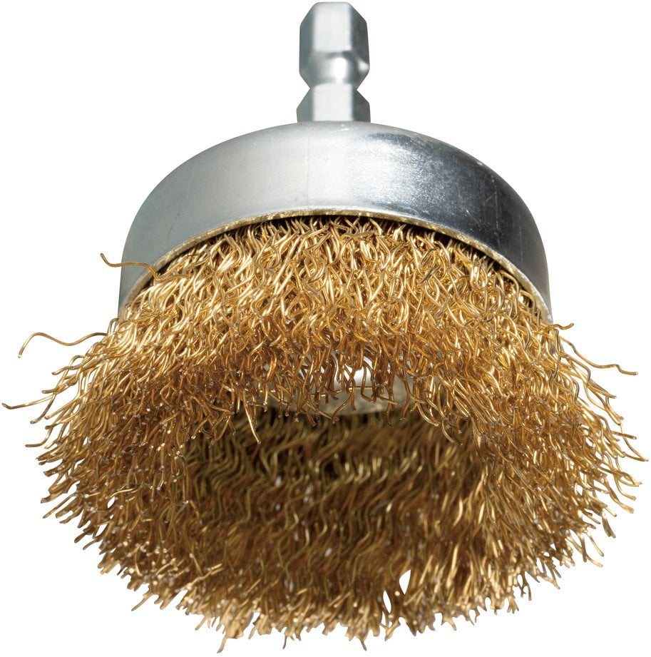 WIRE CUP BRUSH (BRASS COATED)