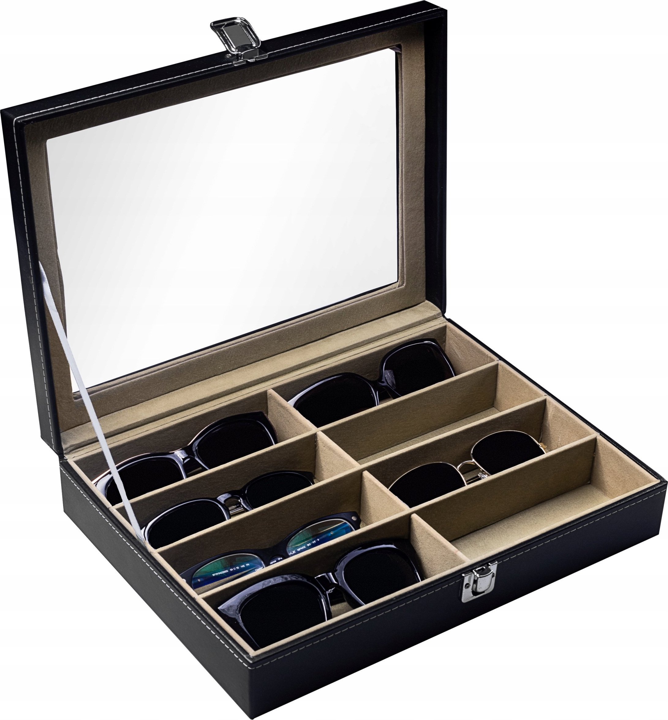 Korbi PUDEŁKO ETUI ORGANIZER SZKATUŁKA NA OKULARY 8 SZT