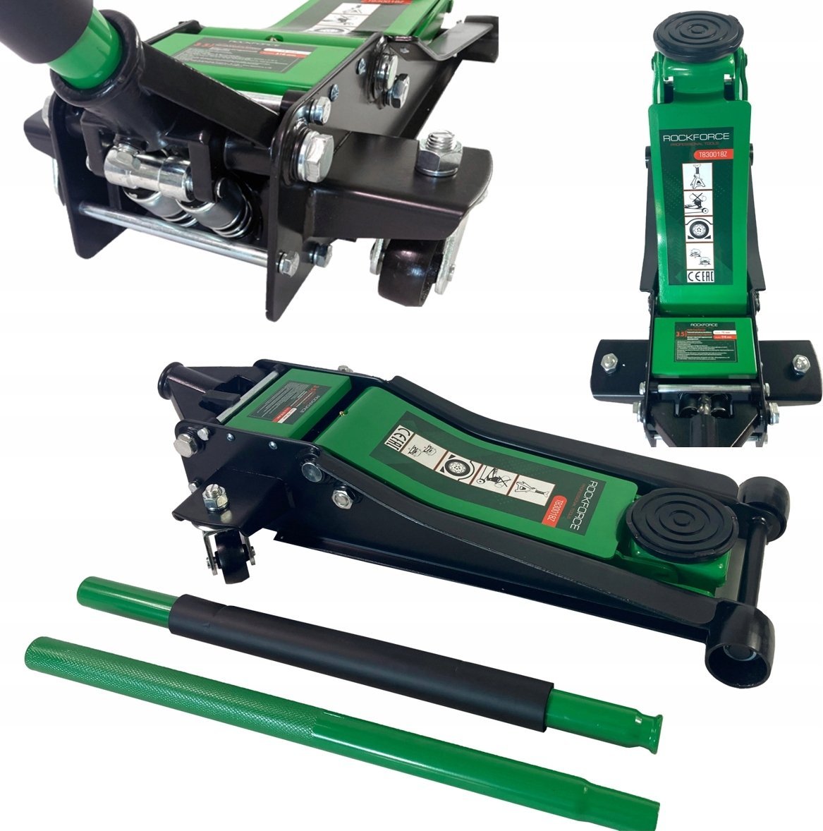 Rockforce Podnośnik hydrauliczny 3.5t (h min 155mm ; h max 710mm)