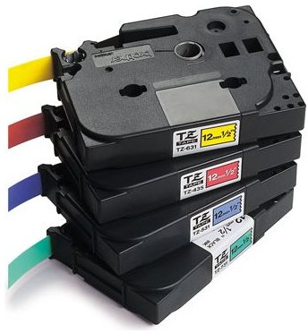 Brother Taśma 36mm 36mm BLACK ON CLEAR