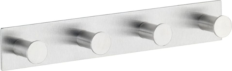 Wenko hak ścienny Celano Quadro 25,5 cm stal nierdzewna matowa srebrna