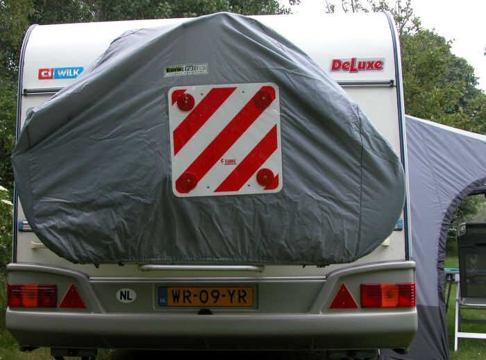 Eurotrail Pokrowiec na bagażnik rowerowy Euro Trail 2 Bike Cover Back