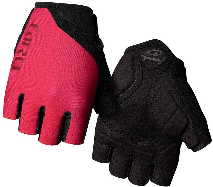 Rękawiczki damskie GIRO JAG'ETTE krótki palec raspberry / dark cherry roz. XL (obwód dłoni 248-267 mm / dł. dłoni 200-210 mm) (NEW 2024)