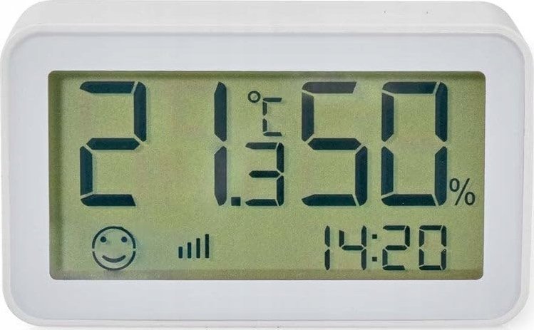 Nawilżacz powietrza Nedis Nedis ZBSC30WT, White, Indoor hygrometer, Indoor thermometer, Hygrometer, Thermometer, Hygrometer, Thermometer, Plastic, 0 -