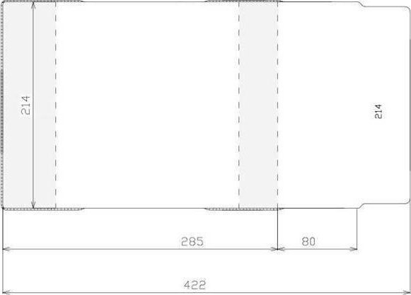 Sztapel Okładka regulowana 214x365mm (50szt)