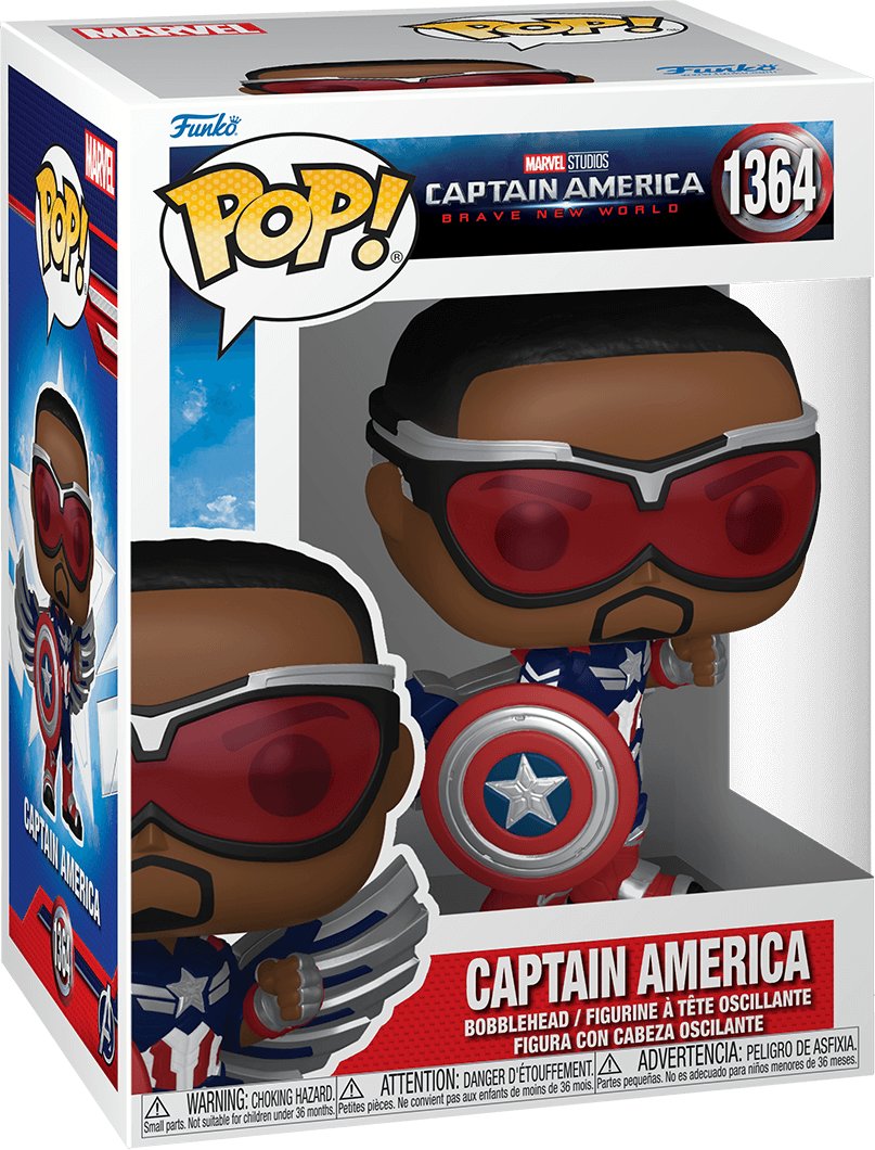 FIGURKA POP MARVEL: CAPTAIN AMERICA BRAVE NEW WORLD - CAPTAIN AMERICA 1364