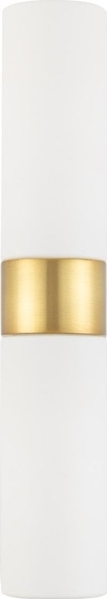 Kinkiet Nowodvorski Nowodvorski Natalie II 10727 kinkiet lampa ścienna 2x10W G9 biały/mosiądz