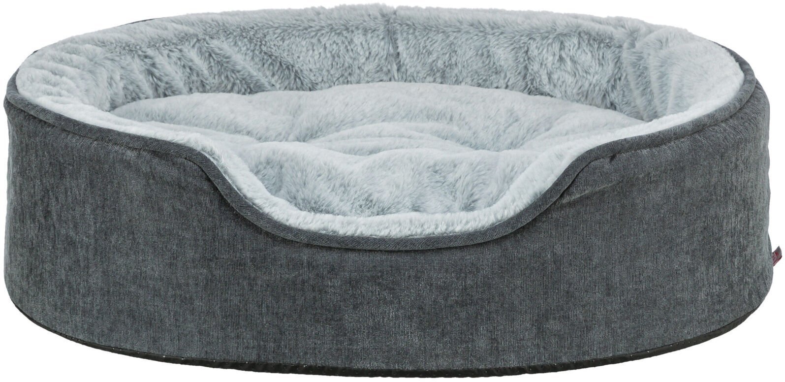 Vital Lino Soft, legowisko, dla psa/kota, owalne, szare/jasnoszare, 110 x 92 cm