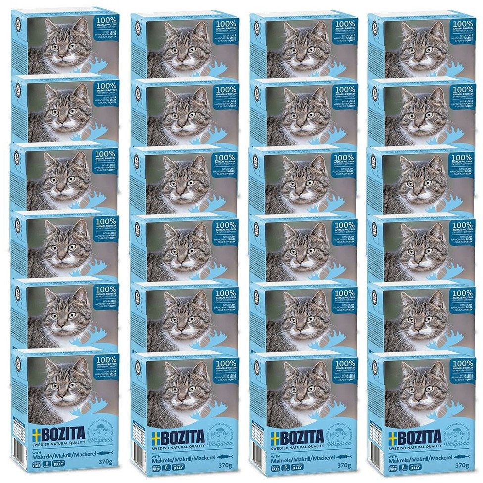BOZITA Cat Makrela W Galaretce 24x370g