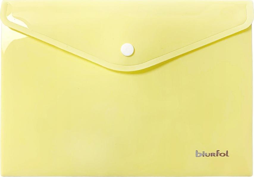 Biurfol Teczka kopertowa koperta na zatrzask A5 PP pastel