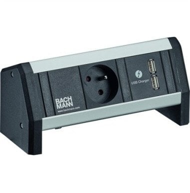 BACHMANN DESK 1xUTE 1xUSB Ładowarka sieciowa GST18