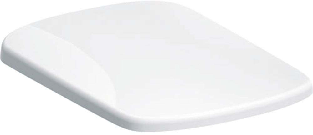 Geberit Selnova Square Deska sedesowa, mocowanie od dołu, zachodząca pokrywa deski sedesowej [48] (S)