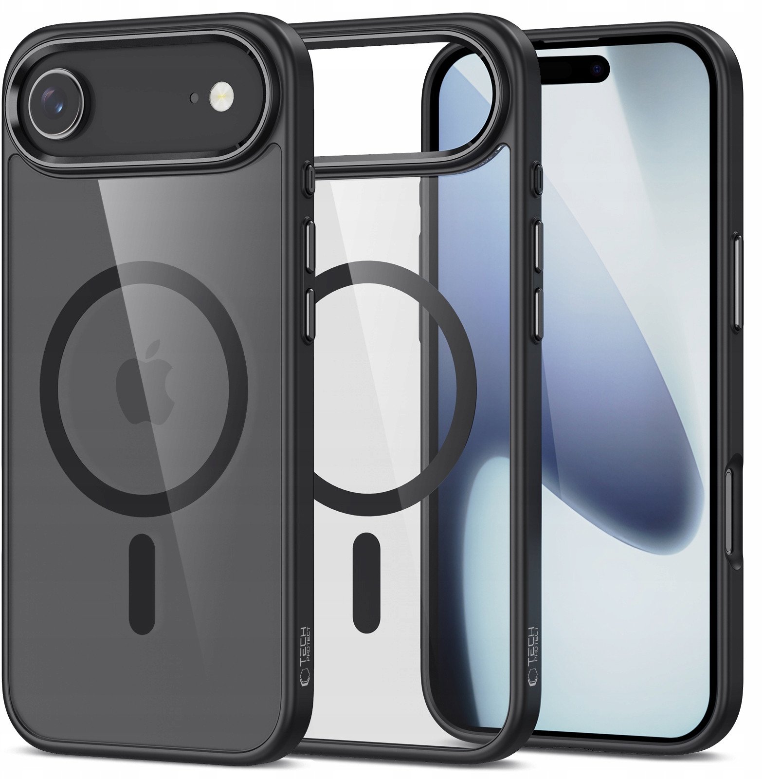 Etui Tech-Protect MagMat MagSafe do Apple iPhone 17 Air Black/clear