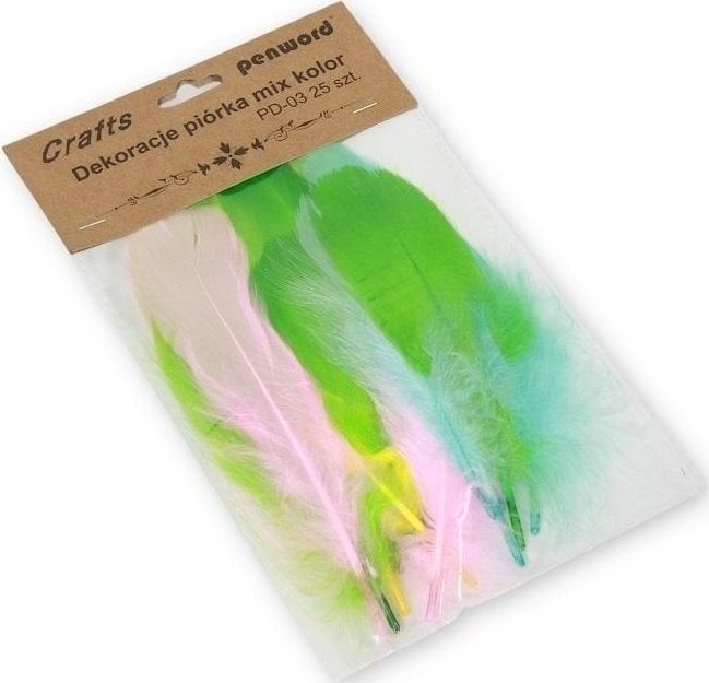 Piórka mix 10-13cm 25szt
