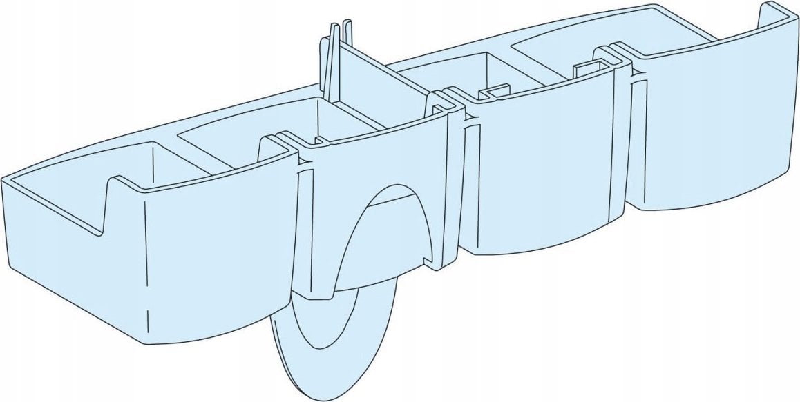 Schneider Electric Prisma Plus, System P, osłony zębów Polypact LVS04809