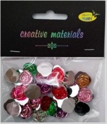 Różyczki akrylowe 15mm