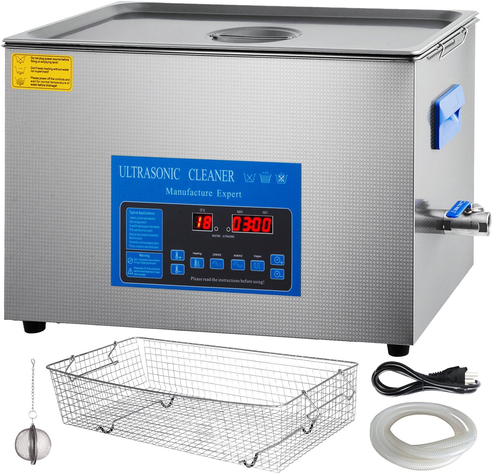 Myjka Ultradźwiękowa Przenośna 22L 500 W