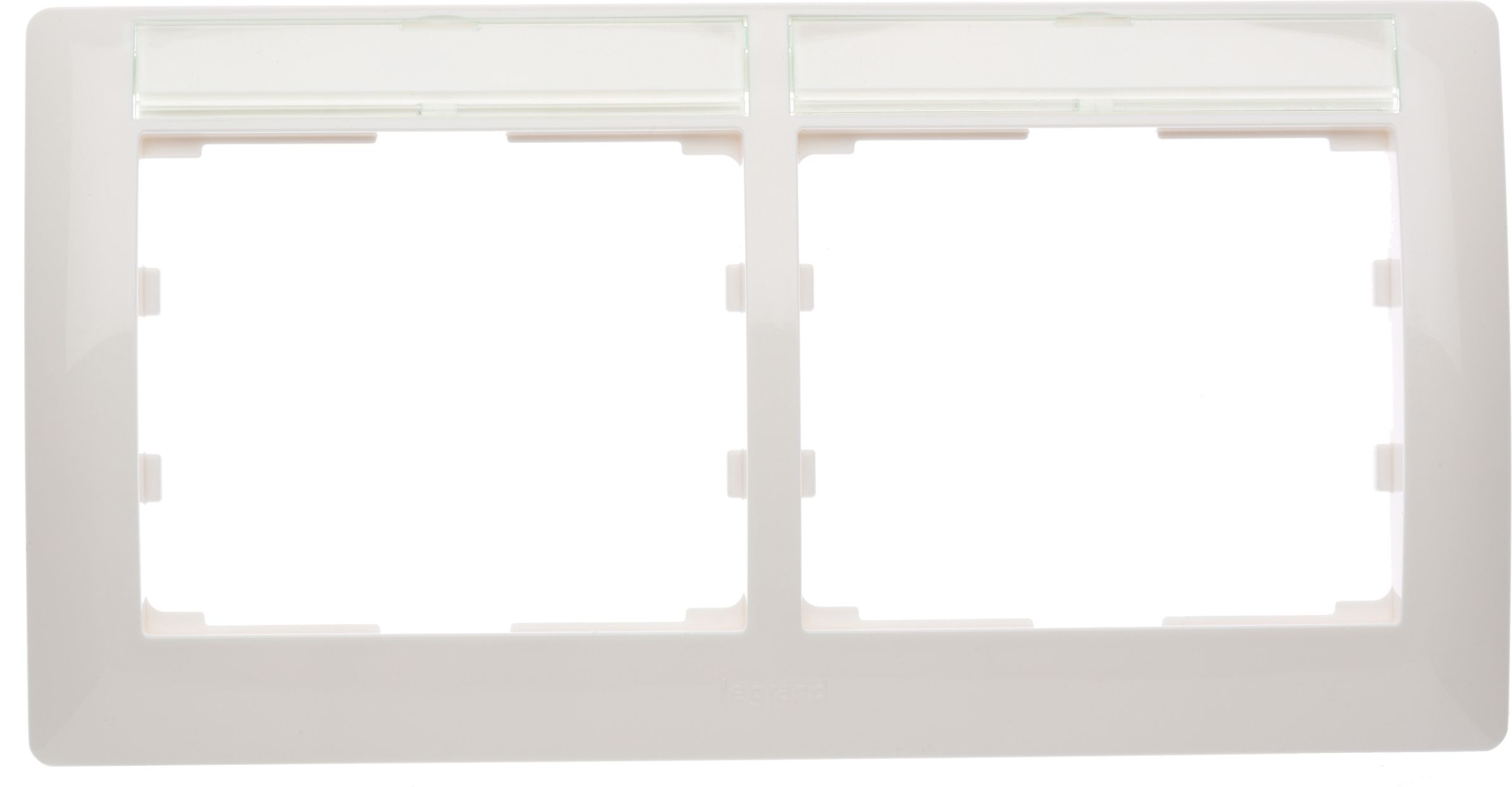 Legrand Ramka podwójna Sistena Life z polem opisowym arctic 771014