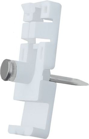 Organizer Qoltec Uchwyt montażowy Biały 1 sztuka (54227)