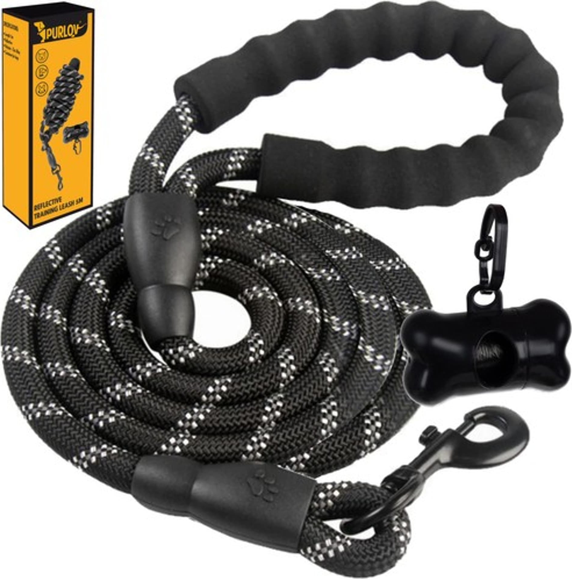 Purlov Smycz odblaskowa 5m (21655)