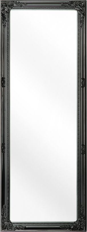 Beliani Lustro ścienne 50 x 130 cm czarne FOUGERES