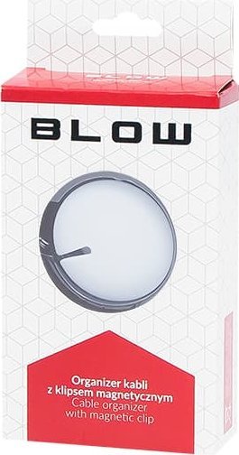 Organizer Blow 42-117# Organizer kabli - klips magnetyczny biał