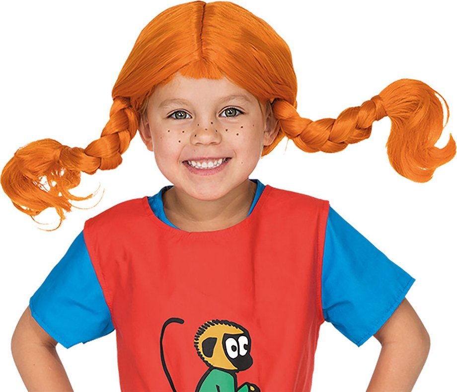 Pippi Peruka dla dzieci, przebranie Pippi Langstrumpf