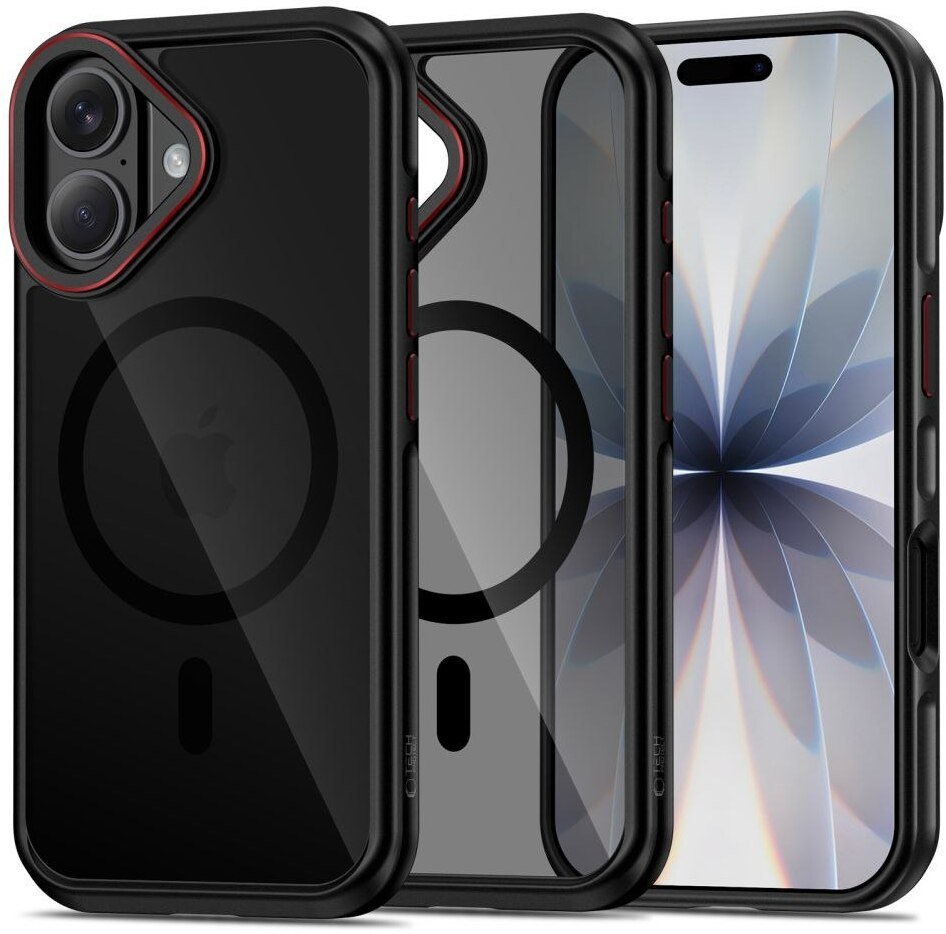 Tech-Protect MAGHYBRID MAGSAFE IPHONE 17 BLACK/RED