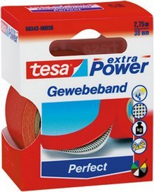 Tesa Taśma materiałowa - extra Power 56343-00038-03, 1 szt.