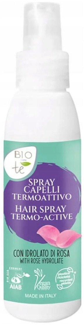 BioConTe Spray termoochronny do włosów Proteiny Hydrolat róża