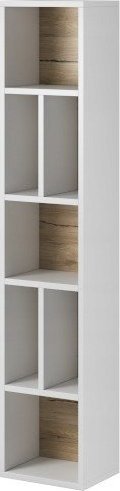 Helvetia Regał Toledo 32 cm x 159 cm x 25 cm biały