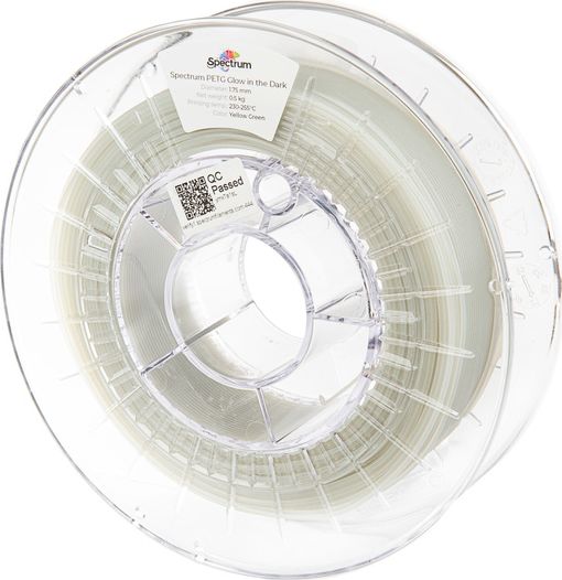 Spectrum Filament PET-G Glow in the Dark 1.75mm Yellow-Green 0.5g