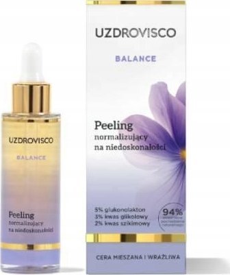 UZDROVISCO Balance peeling normalizujący na niedoskonałości 30ml