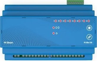 TECH Sterowniki Bezprzewodowy przekaźnik na szynę din niebieski PS-08 230 Tech Sterowniki