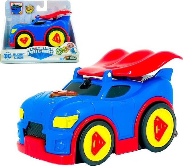 DC Comics SAMOCHÓD SUPERMAN Z DŹWIĘKAMI I NAPĘDEM