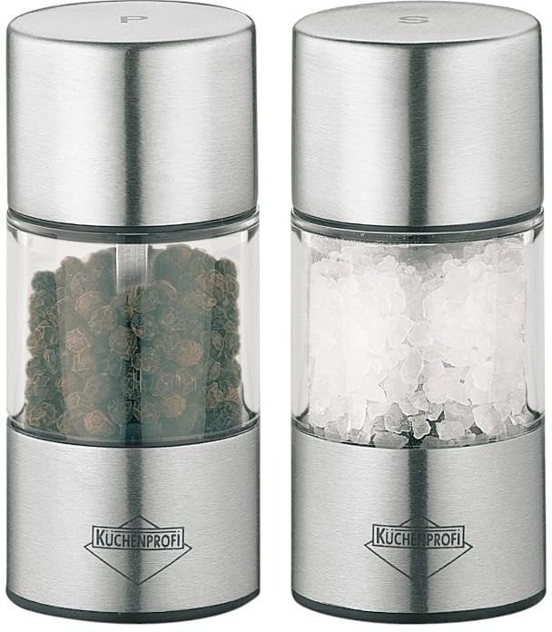 Küchenprofi Vienna - Młynek do pieprzu i soli z ceramicznym mechanizmem mielącym 8,5x4 cm 2 szt.